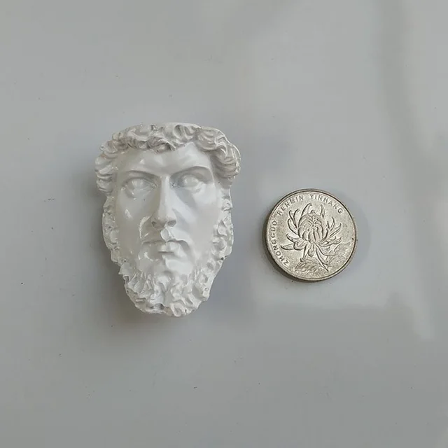Creative European figure sculpture head fridge magnet Alexander - Shop at LoveMi