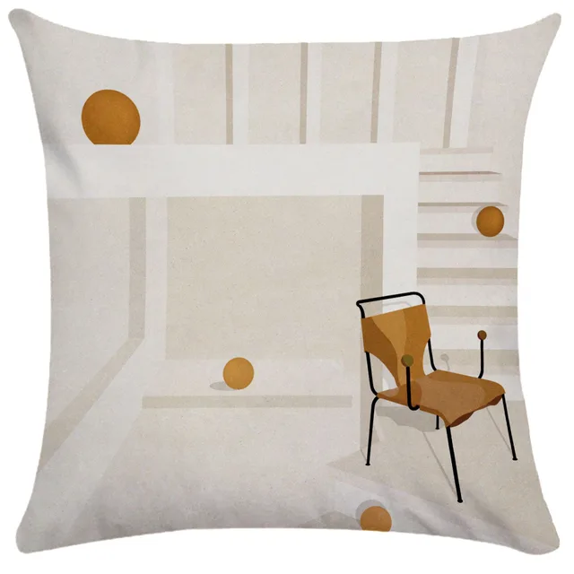 Geometric building pillowcase R - Shop at LoveMi