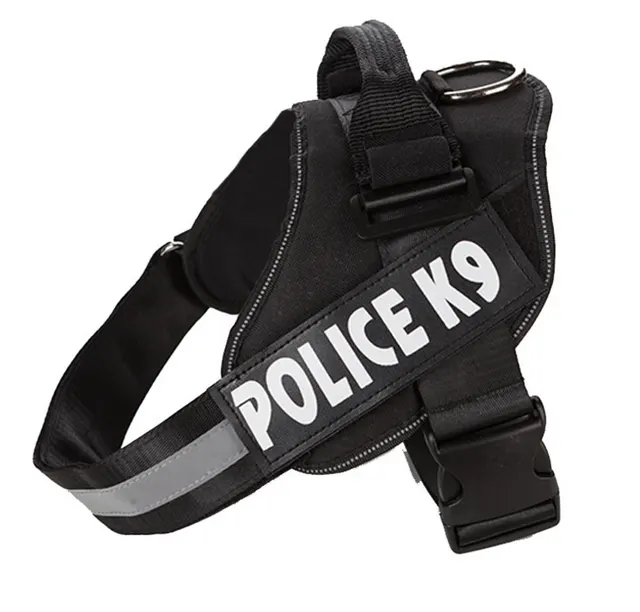 Explosion proof Oxford Cloth K9 Chest Back Dog Strap Black - Shop at LoveMi