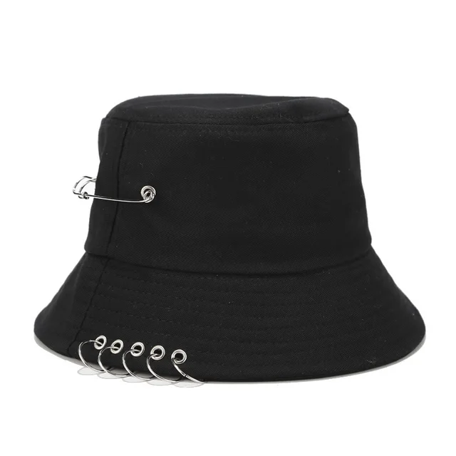 Five pin pin fisherman hat Black - Shop at LoveMi