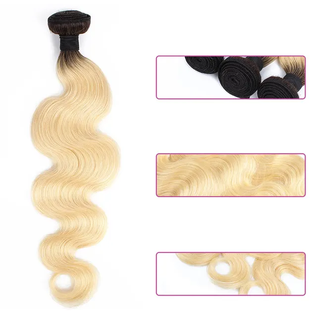 Real hair tress 1B 613 Body - Shop at LoveMi