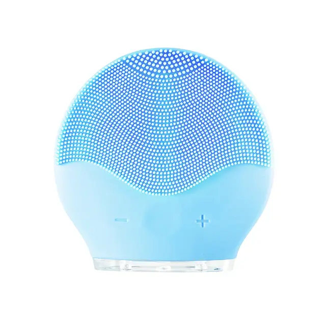 Electric waterproof silicone cleansing instrument Blue - Shop at LoveMi