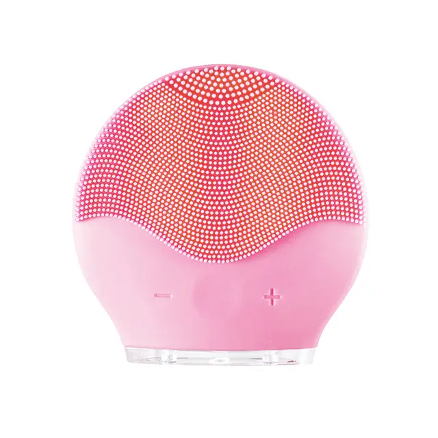 Electric waterproof silicone cleansing instrument - Pink
