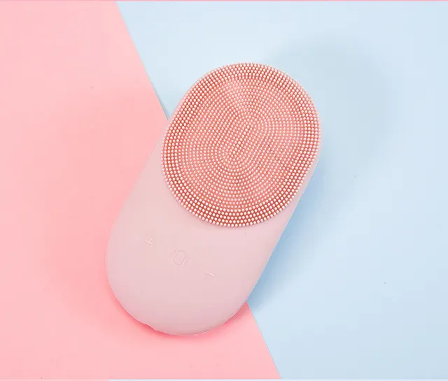 Electric facial cleansing instrument ultrasonic beauty instrument Pink - Shop at LoveMi