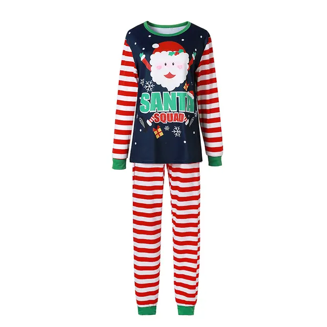 Santa Printed Home Wear Pajamas Parent child Wear Father - Shop at LoveMi