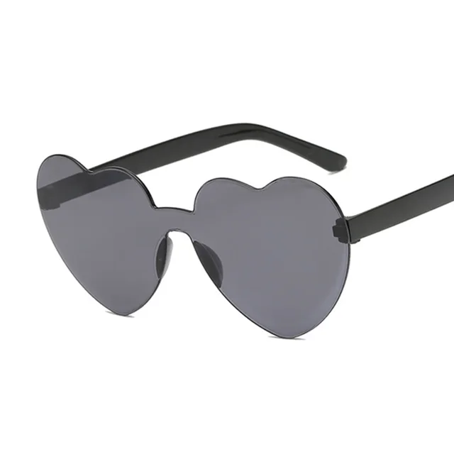 Frame heart glasses Black - Shop at LoveMi