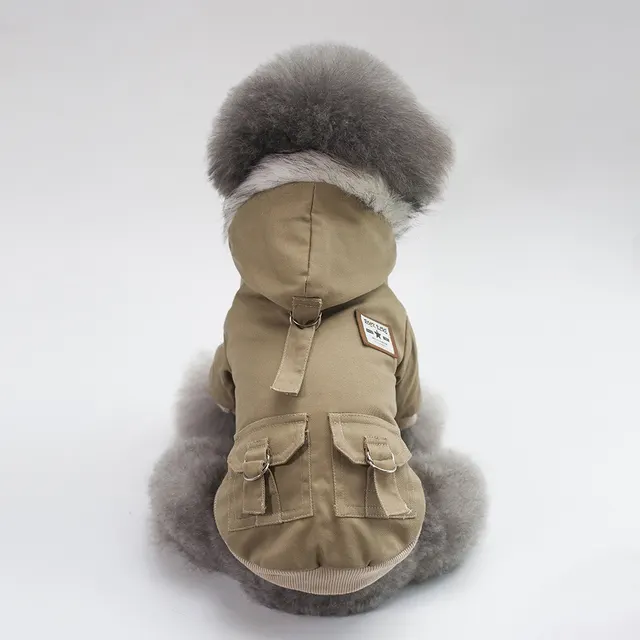 Pet clothes military coat Khaki - Shop at LoveMi