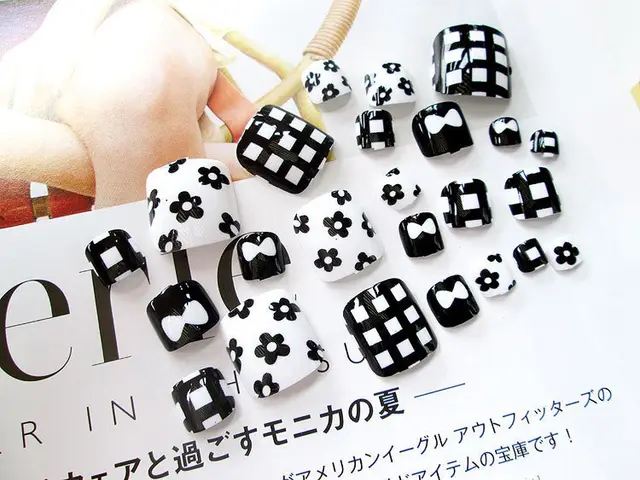 Pro Artificial Acrylic Toe Nails Patch J30 Style - Shop at LoveMi