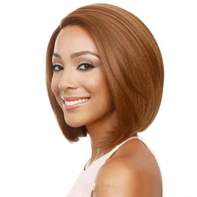 Straighten medium long and short straight hair Light Brown - Shop at LoveMi