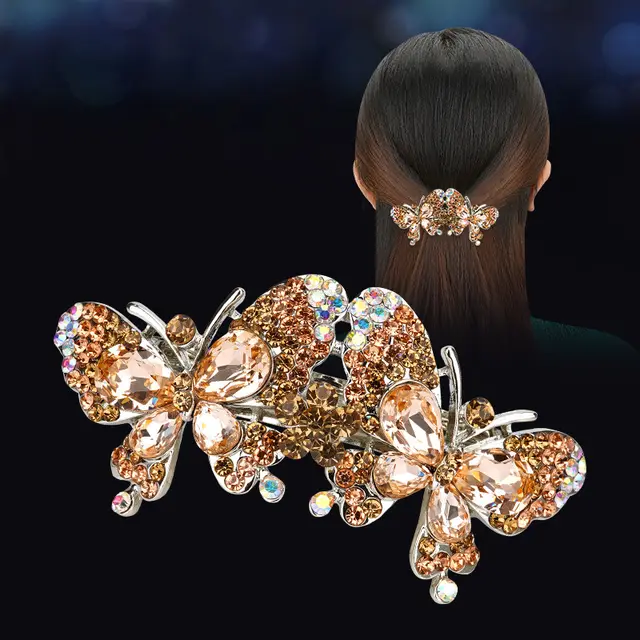 New Hairpin Adult Female Top Clip Hair Clip Champagne - Shop at LoveMi
