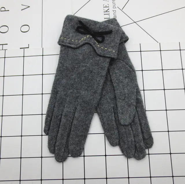 Yauvana Elegance Winter Gloves - Gray