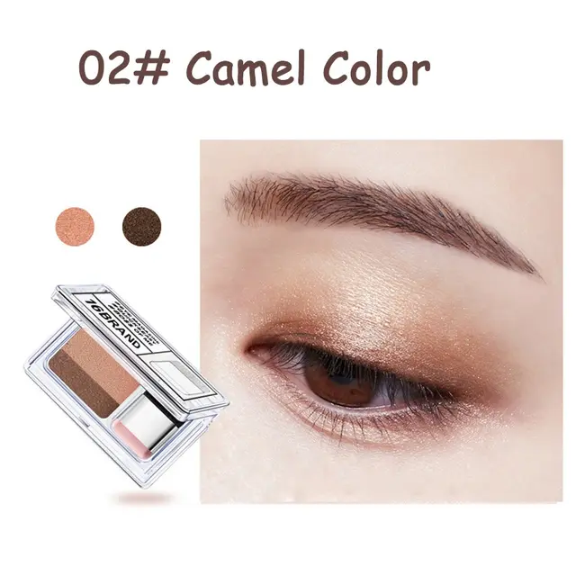 LAIKOU Double Color Eye Shadow Makeup Palette Glitter Palette Eyeshadow Pallete Waterproof Glitter Eyeshadow Shimmer Cosmetics 2 Style - Shop at LoveMi