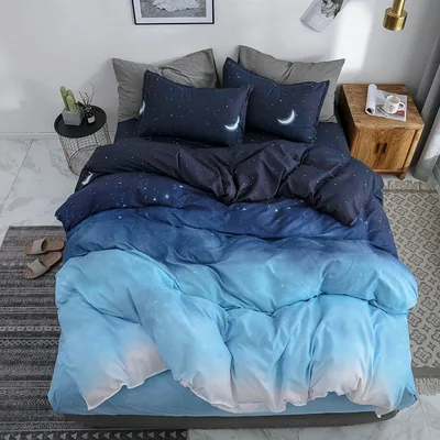 Aloe cotton simple four piece set Night Sky - Shop at LoveMi