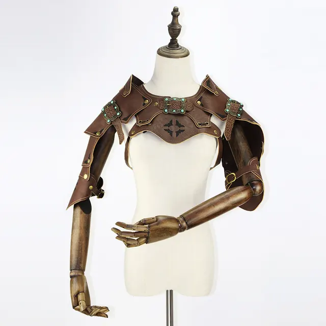 Steampunk shawl vest Brown - Shop at LoveMi