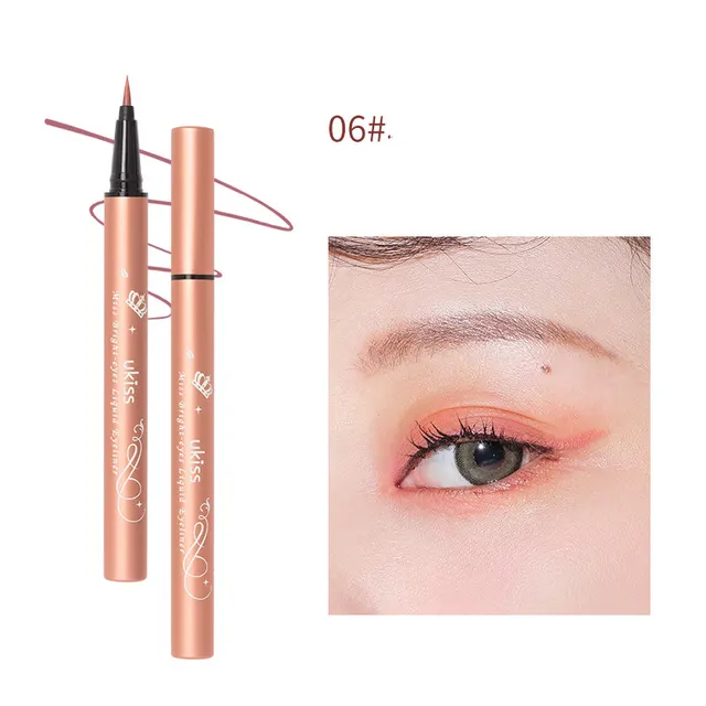 Waterproof color eyeliner pen Pink Brown - Shop at LoveMi