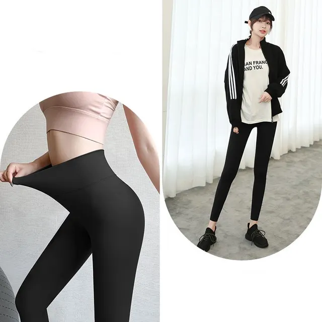 Shark skin leggings women wear thin autumn tights A Black - Shop at LoveMi
