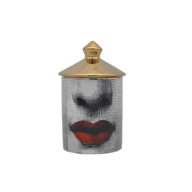 Face Aromatherapy Candle Holder Can Cotton Swab Storage Container Style 9 - Shop at LoveMi