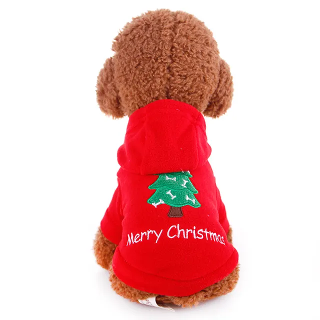 Dog christmas new year clothes Red - Shop at LoveMi