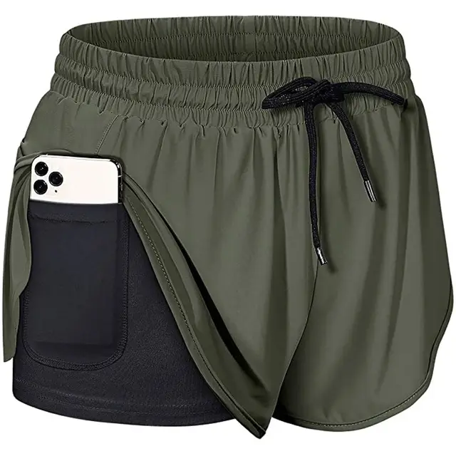High waist stretch skinny running pants Army Green - Shop at LoveMi