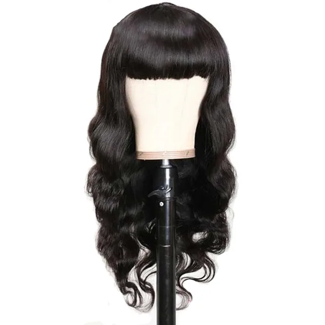 None lace wig human hair full mechanism headgear Body Wig - Shop at LoveMi