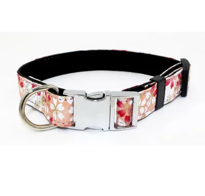 Metal quick release buckle fabric collar collar adjustable size small and medium sized dogs 2.5X37 61 - Shop at LoveMi