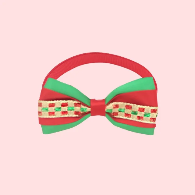 Christmas Adjustable Cat Dog Collar Holiday Cats Dog Bow Tie Pet Neck Strap Cat Dog Grooming Accessories Puppy Cat Necklace 14 Style - Shop at LoveMi