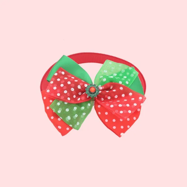 Christmas Adjustable Cat Dog Collar Holiday Cats Dog Bow Tie Pet Neck Strap Cat Dog Grooming Accessories Puppy Cat Necklace 23 Style - Shop at LoveMi