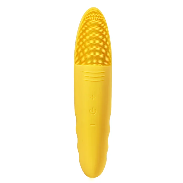 New silicone face washing instrument Yellow - Shop at LoveMi