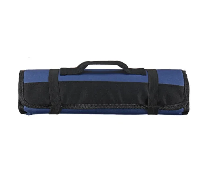 Multifunctional portable reel chef knife storage bag Blue - Shop at LoveMi