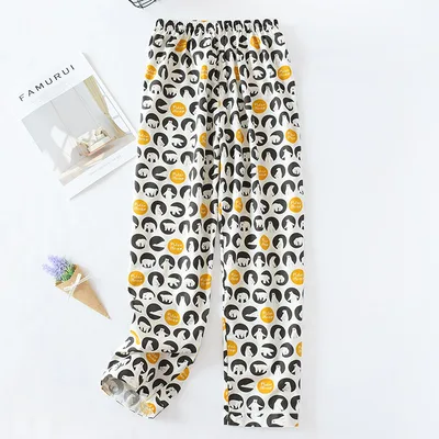 Thin Ladies Cotton Pajama Pants Woven Plus Size Home 14Style 3Xl - Shop at LoveMi