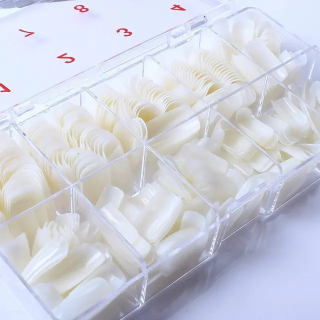Manicure boxed armor White 500Pcs - Shop at LoveMi