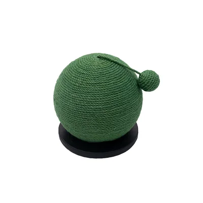 Cat Scratching Ball Board Toy Cactus Shape Scratch Sisal Post Black Background - Shop at LoveMi