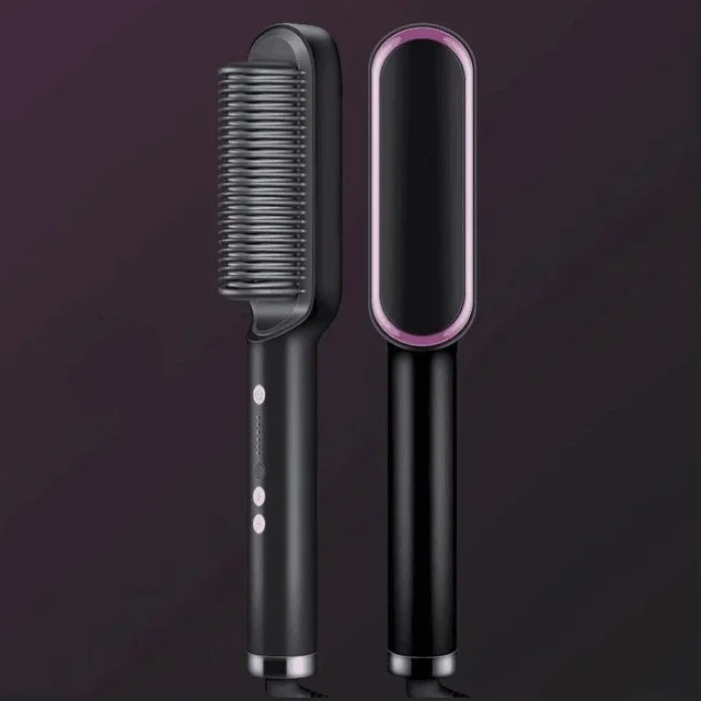 Straight hair comb hair stick lazy curler splint Blackuk - Shop at LoveMi