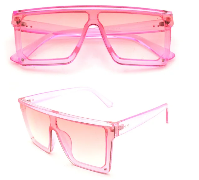Large frame square Sunglasses Pink - Shop at LoveMi