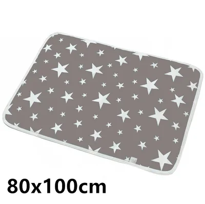 Cartoon waterproof, breathable and washable changing pad 8Style 80X100Cm - Shop at LoveMi