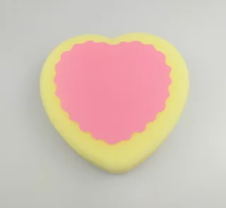 Hair removal sponge painless artifact water drops heart-shaped variety of choice painless hair removal sponge magic hair removal sponge - Heart Type - View 1