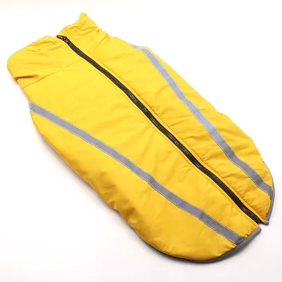 Medium sized Dog Large Dog Winter Clothes Warm Dog Winter Coat Yellow - Shop at LoveMi