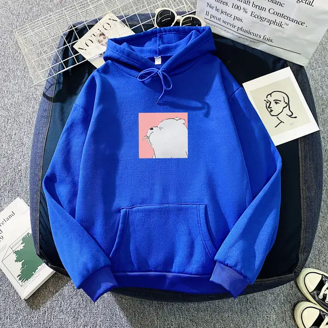 Thin plus fleece thick sweater Blue - Shop at LoveMi