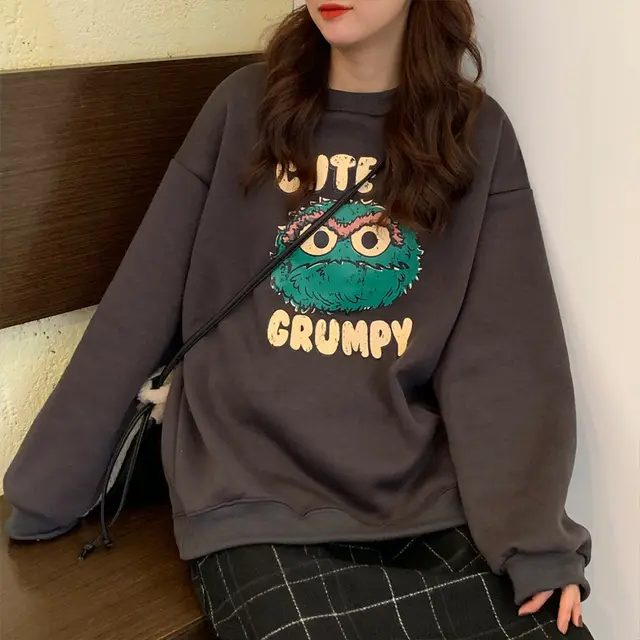 Women's hoodless pullover sweater coat Dark Grey - Shop at LoveMi