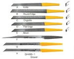 Fish knife edge carving knife - Style G