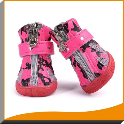 Puppy breathable net shoes Rose Red - Shop at LoveMi