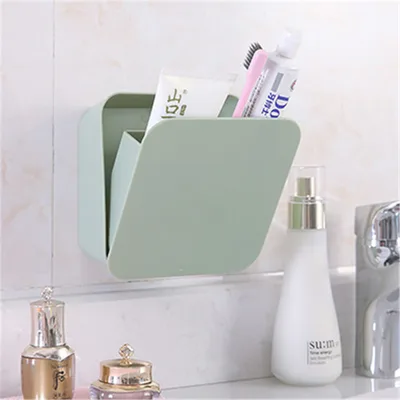 Decorative Wall Shelf Make Up Storage Rack Organization Green - Shop at LoveMi