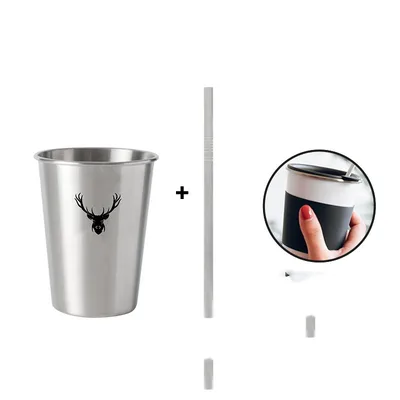 European and American Household Beer Mugs Silver Elk 300Ml - Shop at LoveMi