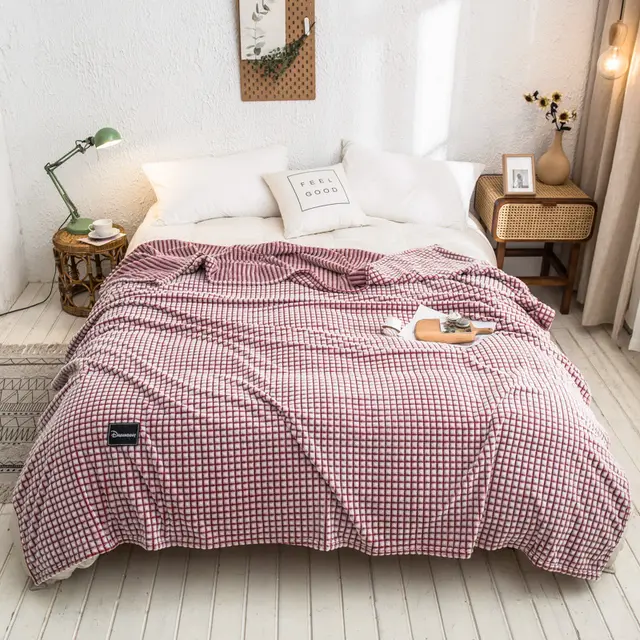 Soft skin friendly blanket Red - Shop at LoveMi