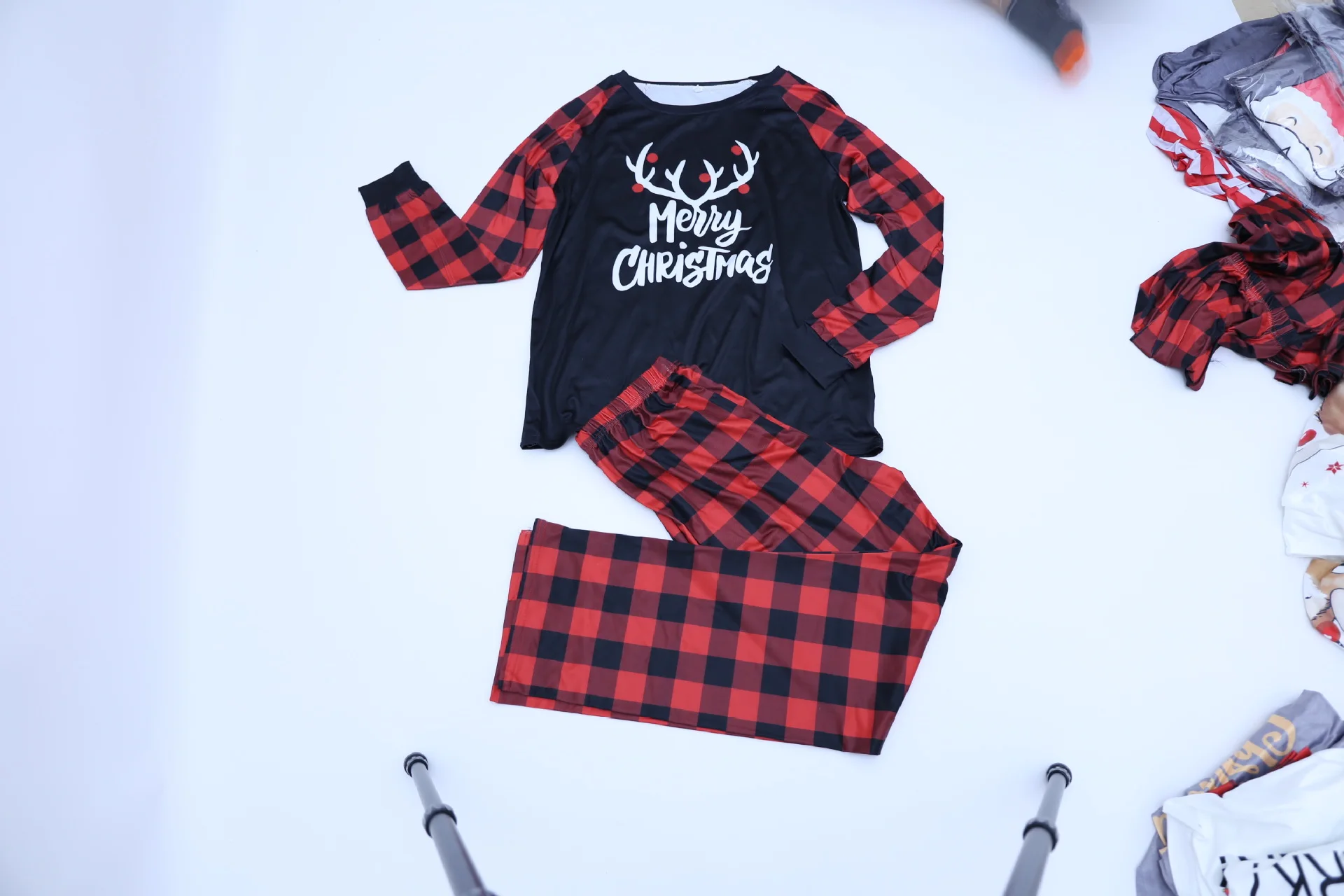 Color matching family parent-child suit - Mom