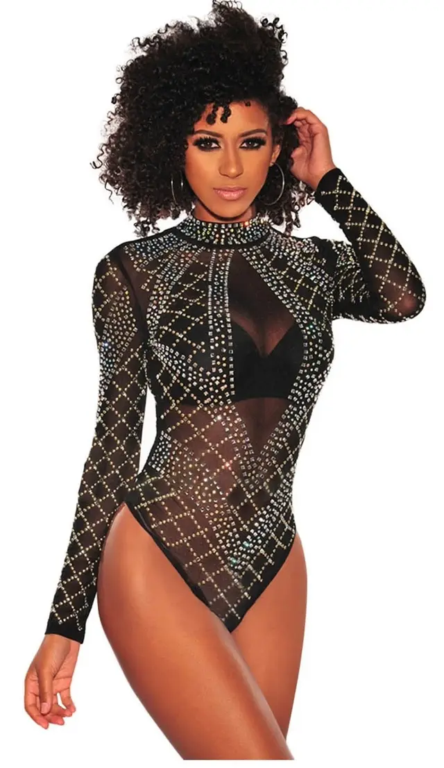 Long sleeved high necked leggings Black - Shop at LoveMi