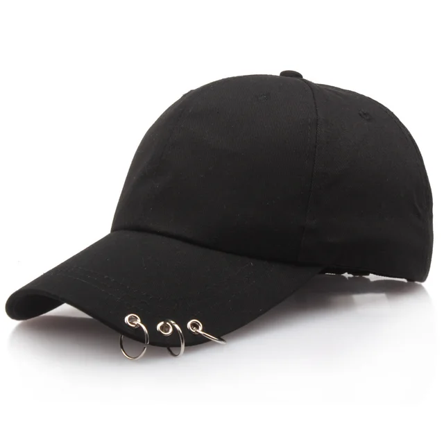 Explosion Models New Pin Korean Version Of The Three Ring Baseball Outdoor Leisure Cap Black - Shop at LoveMi