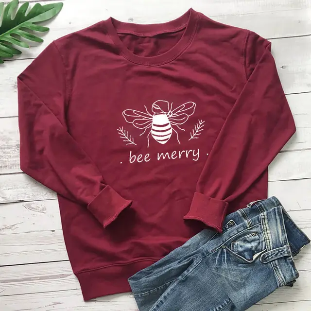 Cross Border Foreign Trade Round Neck Long Sleeve Autumn And Winter New Sweater Wine Red - Shop at LoveMi