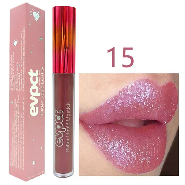 Metallic lip gloss lipstick Colour15 - Shop at LoveMi