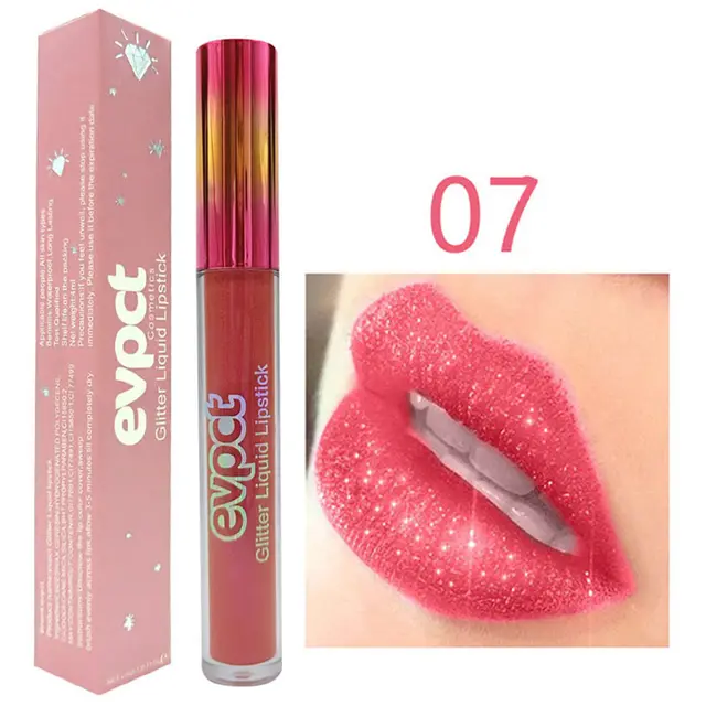 Metallic lip gloss lipstick Colour7 - Shop at LoveMi